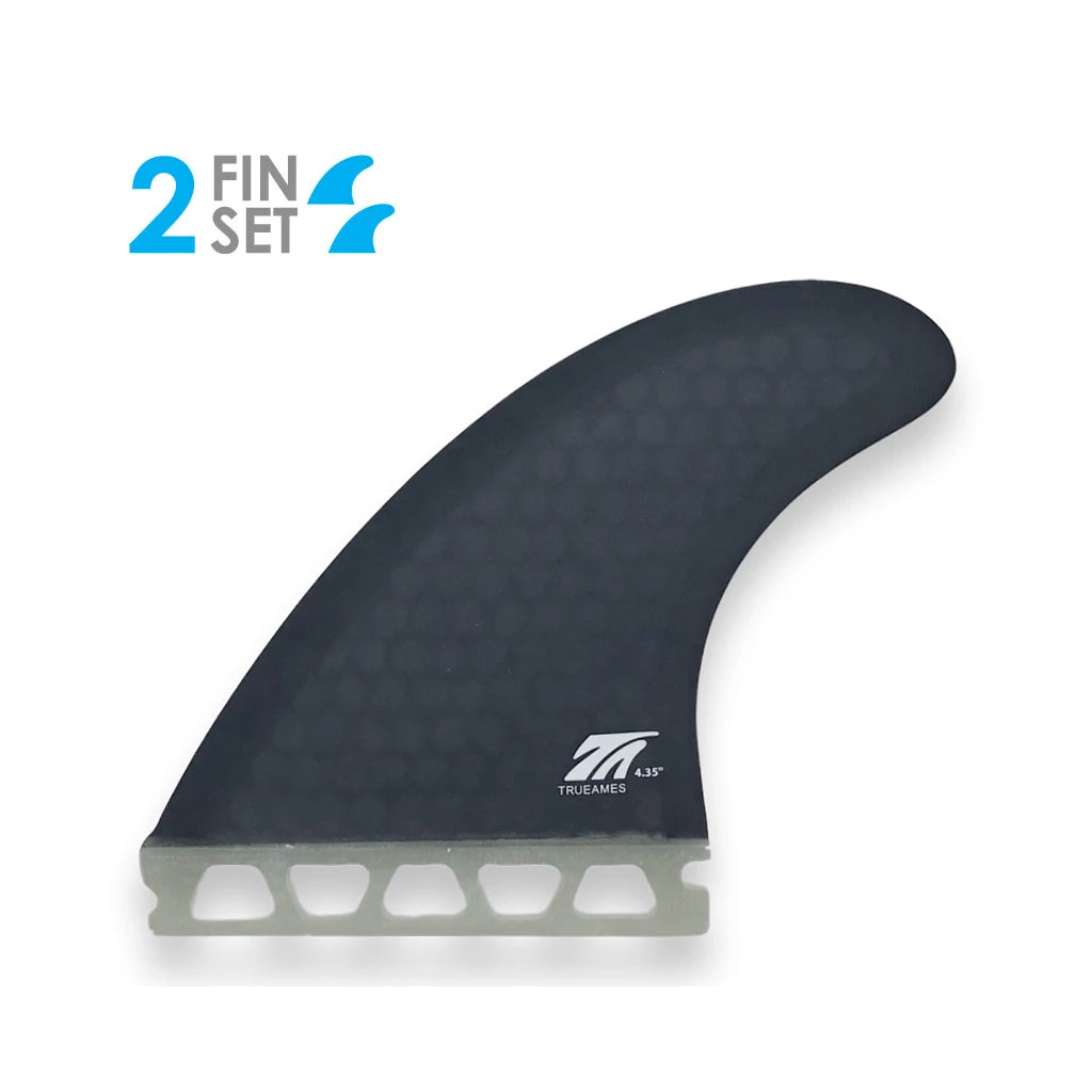 True Ames 4.35" Futures Sidebites - Smoke/Hexcore