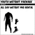 Youth Wetsuit Rental Package - Complete Kit