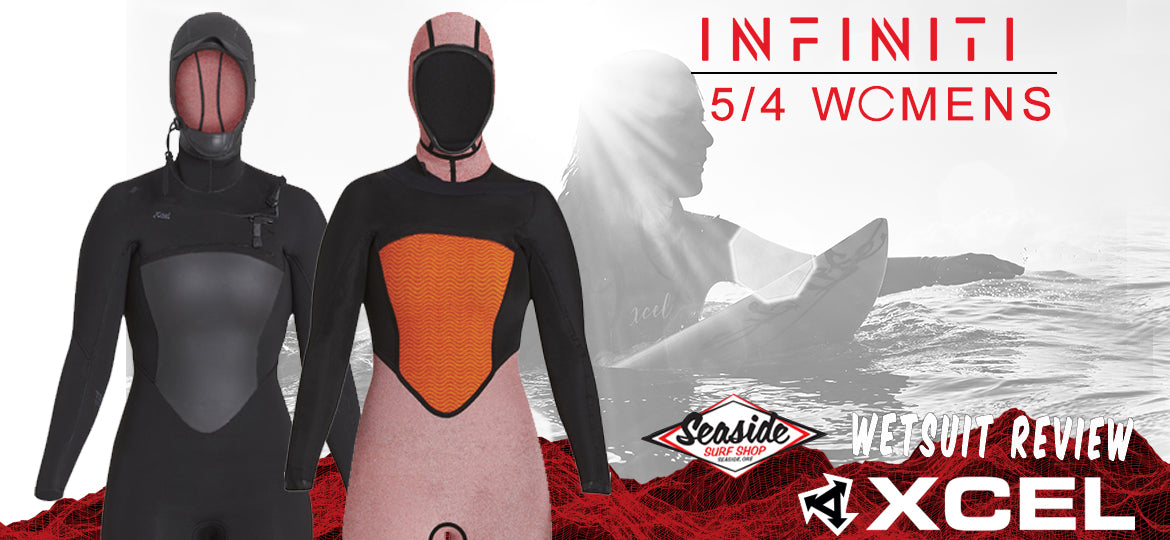2017/18 5/4 Infiniti Hooded Womens Wetsuit Review by Seaside Surf Shop