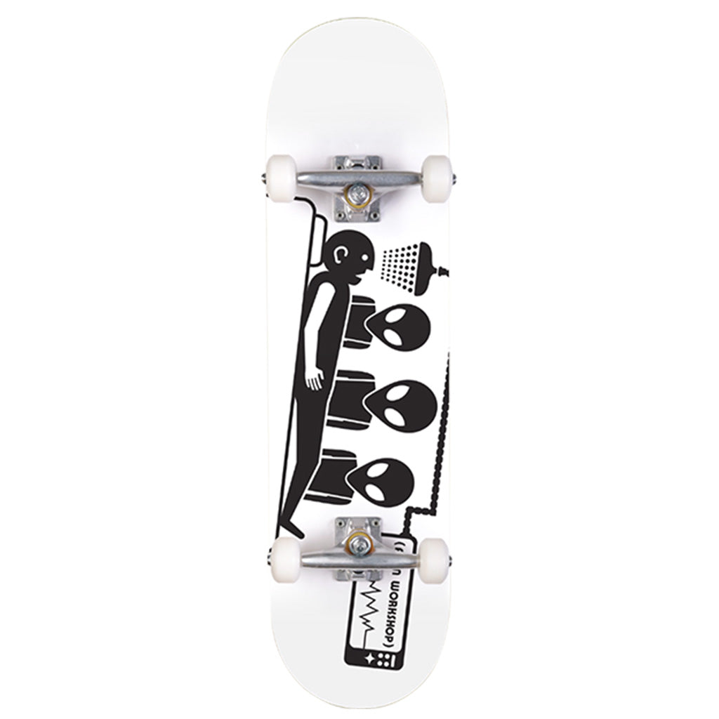 Alien Workshop Abduction Complete Skate - 7.75" White