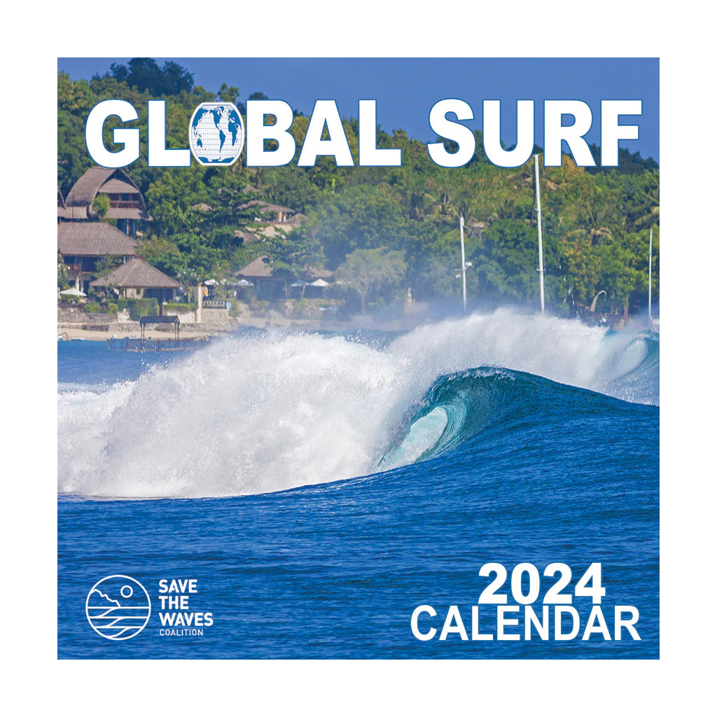 Global Surf Save the Waves Coalition 2024 Surfing Calendar - Seaside Surf Shop 