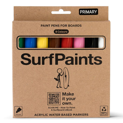 SurfPaints Surfboard Paint Pens - Primary Set - Seaside Surf Shop 