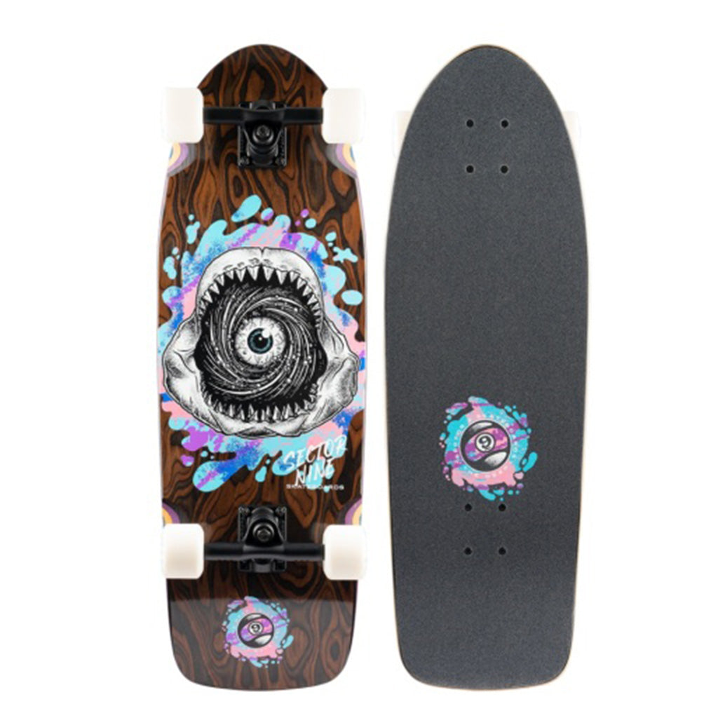 Sector 9 Fat Wave Fossil Complete 30.0"