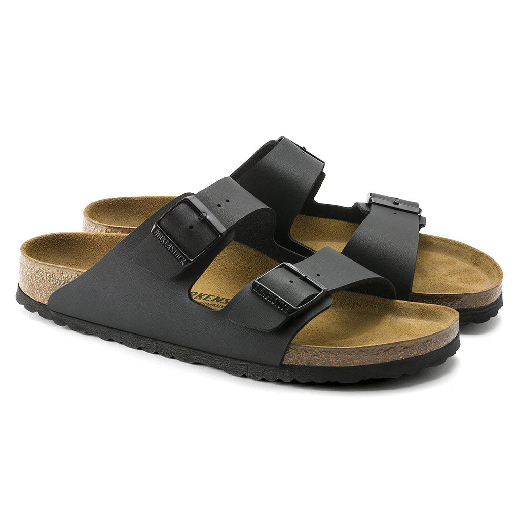 Birkenstock Womens Arizona BF Nubuck Sandals - Black
