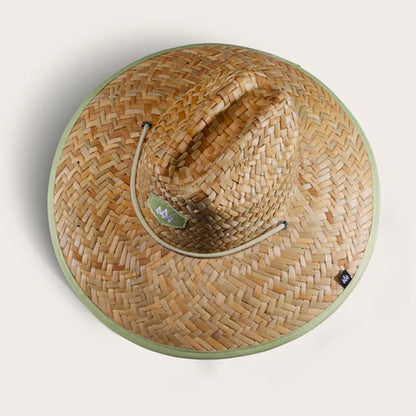 Hemlock Hat Co - Straw Lifeguard Hat - Pistachio