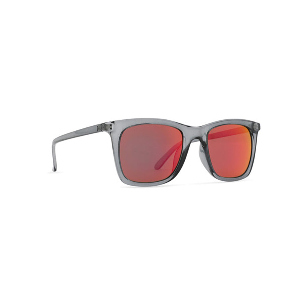 Dot Dash Sunglasses - Viva - Grey Transparent Satin/Black Fire - Seaside Surf Shop 