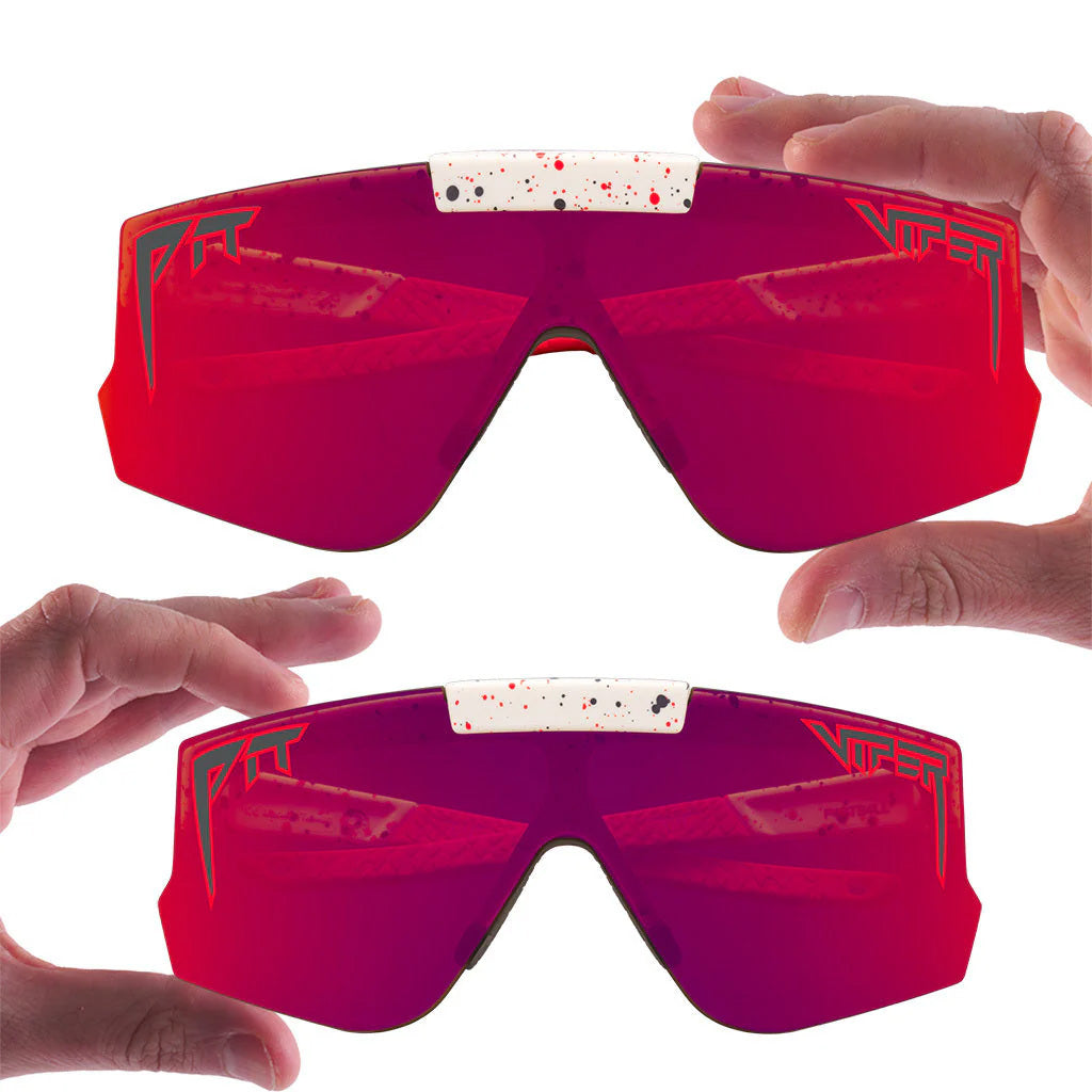 Pit Viper Sunglasses - The Heater Flip Offs 2.0 - Red