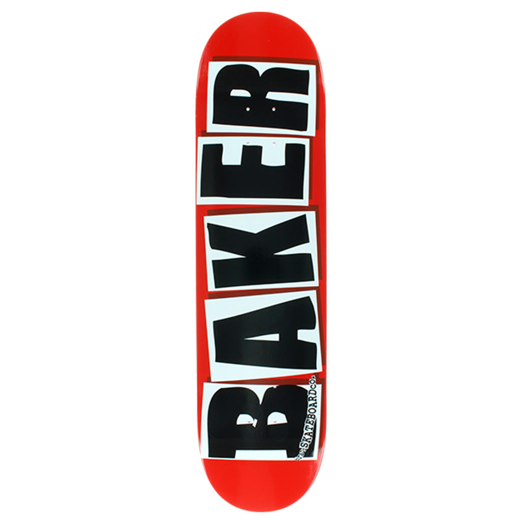 Baker Skateboards Logo Deck - 8.475"/Red/Black