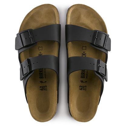 Birkenstock Womens Arizona BF Nubuck Sandals - Black