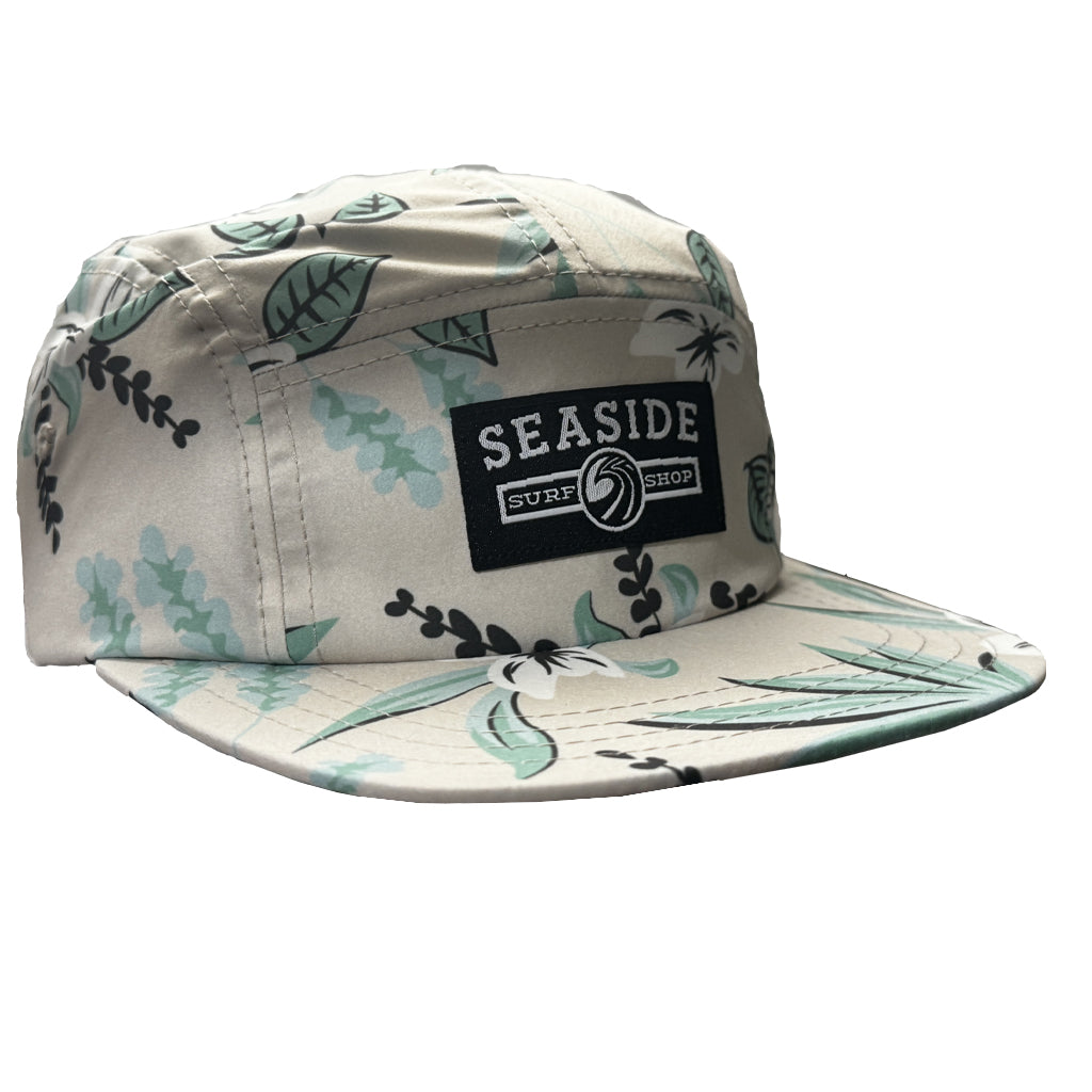 Seaside Surf Shop Campers Cap - Stone Plumeria