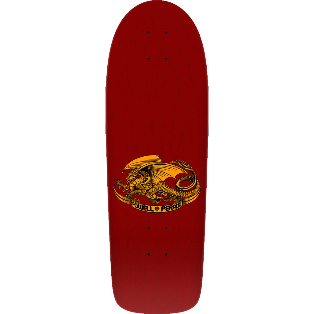 Powell Peralta Ray Rodriguez Skull &amp; Sword Reissue Skateboard Deck Burgundy - 10 x 30 - Seaside Surf Shop 