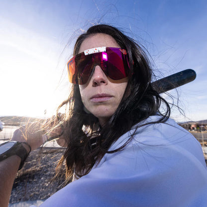 Pit Viper Sunglasses - The Heater Flip Offs 2.0 - Red