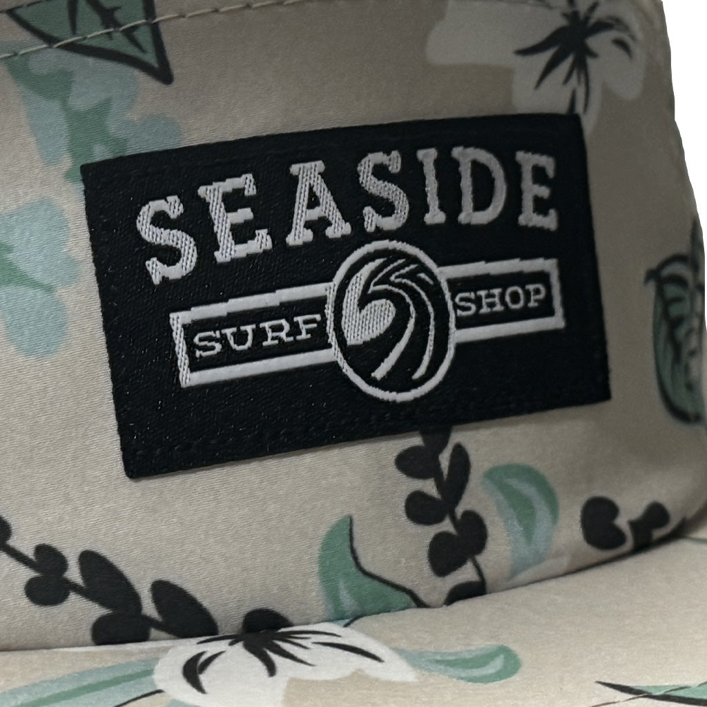Seaside Surf Shop Campers Cap - Stone Plumeria