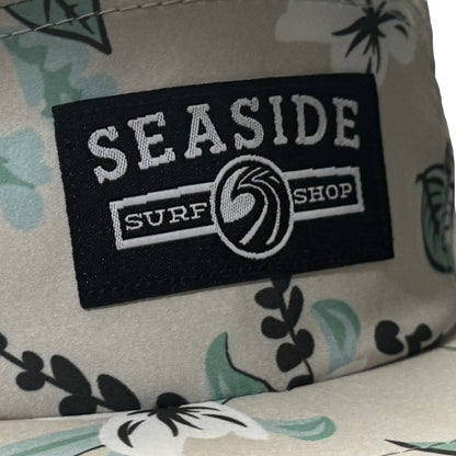 Seaside Surf Shop Campers Cap - Stone Plumeria