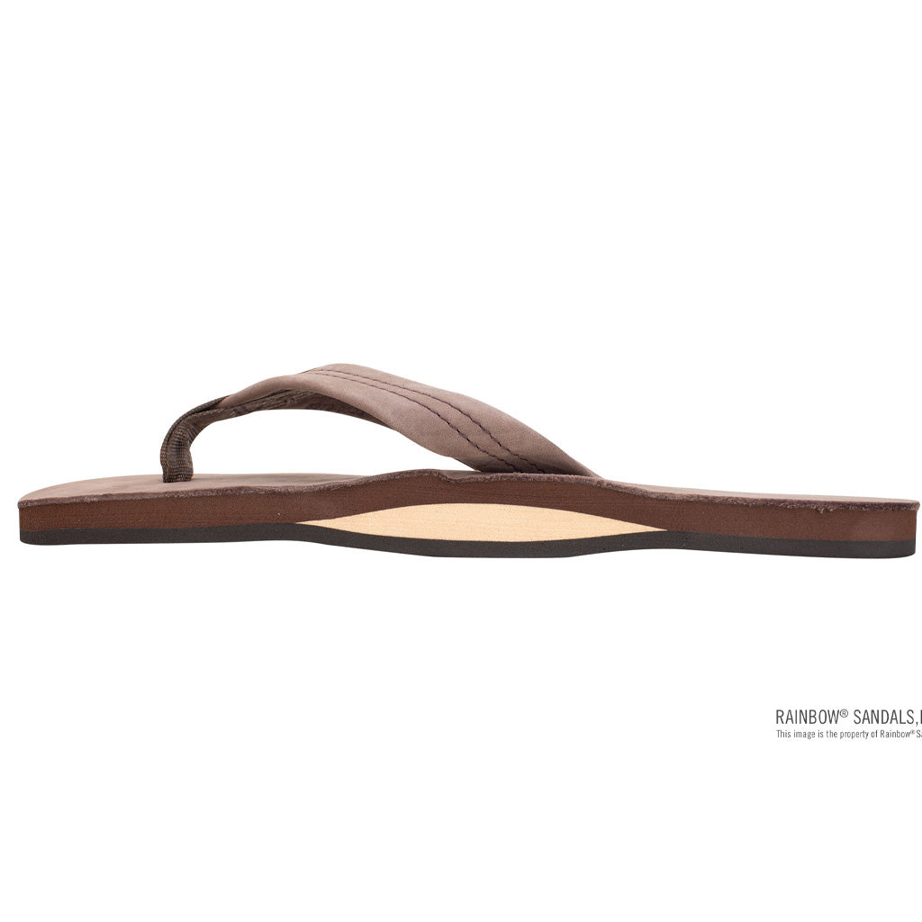Rainbow Sandals Mens Premier Leather Single Layer With Arch - Expresso