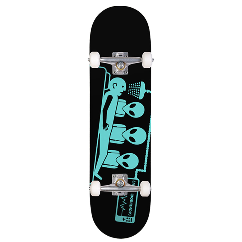 Alien Workshop Abduction Complete Skate - 7.5" Black/Teal