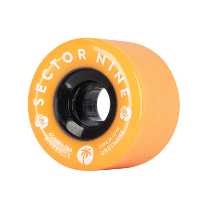 65mm 78A Nineballs Wheel Set - Tangerine Dreams