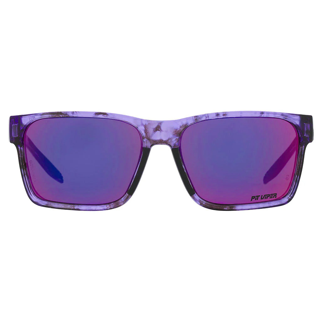 Pit Viper Sunglasses - The Shelldon Revlock - Z87+ Pink Purple