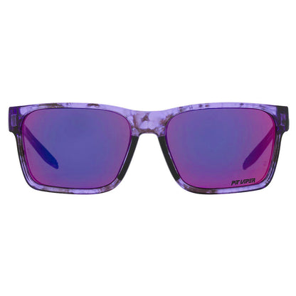 Pit Viper Sunglasses - The Shelldon Revlock - Z87+ Pink Purple