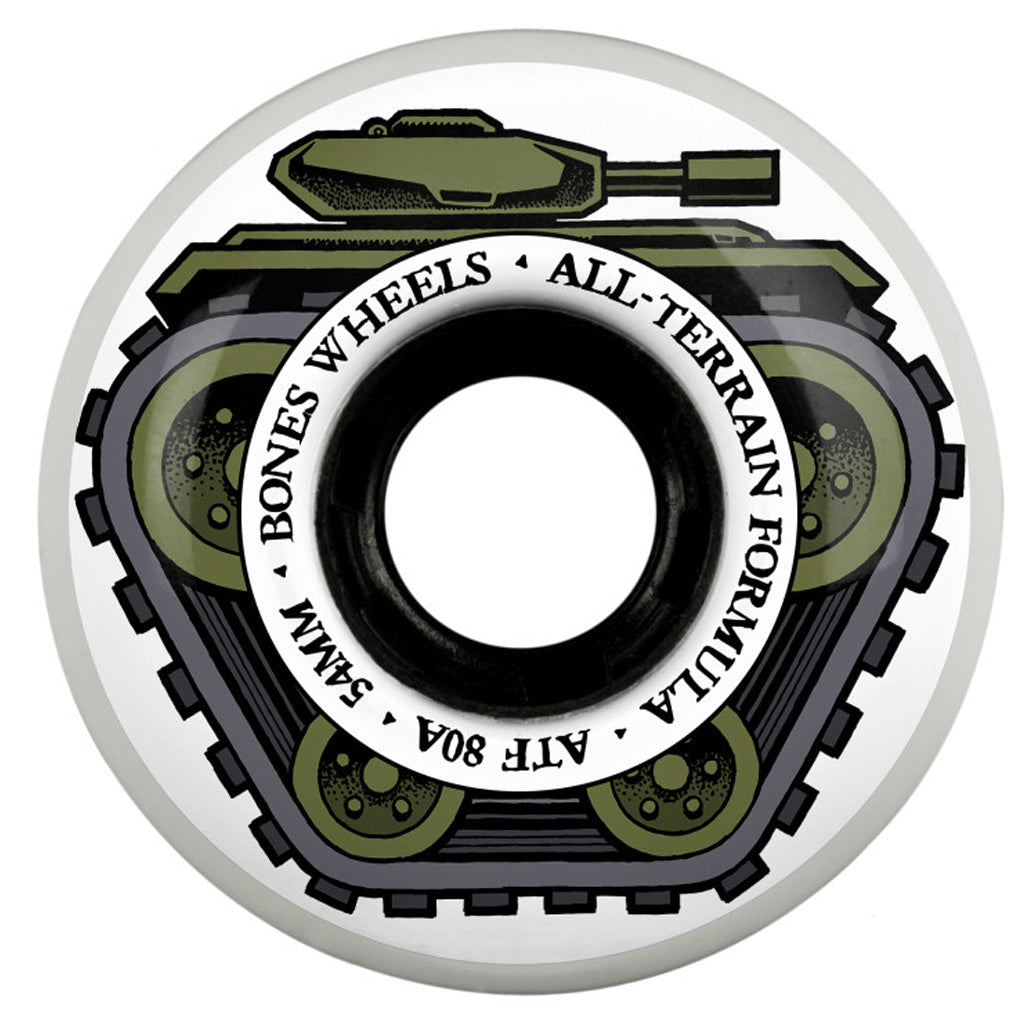 Bones Wheels ATF Skateboard Wheels All Tank 54 Bones 80A