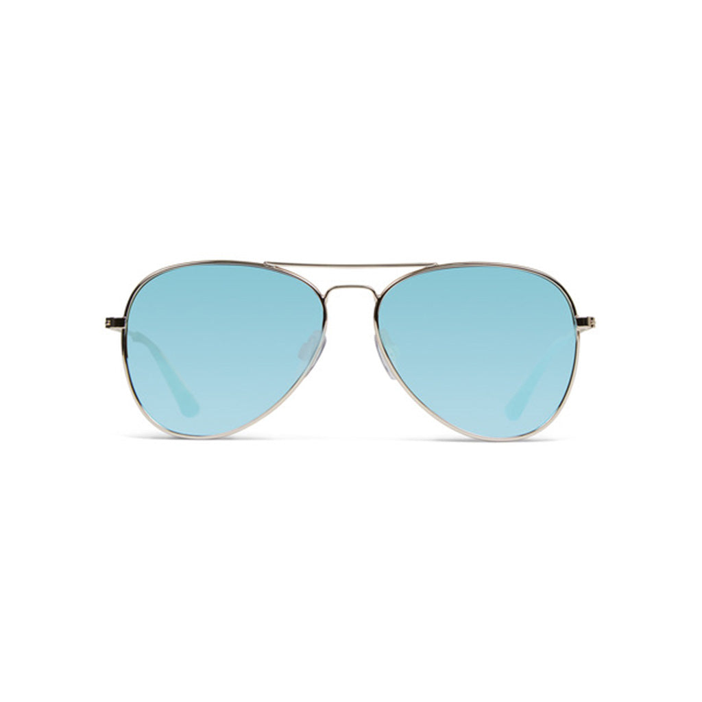Dot Dash Sunglasses - Aerogizmo - Gold Gloss/Blue Chrome - Seaside Surf Shop 