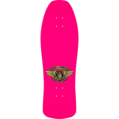 Powell Peralta Ray Underhill Cross Reissue Skateboard Deck Pink/Gold Foil - 9.9 x 31.5