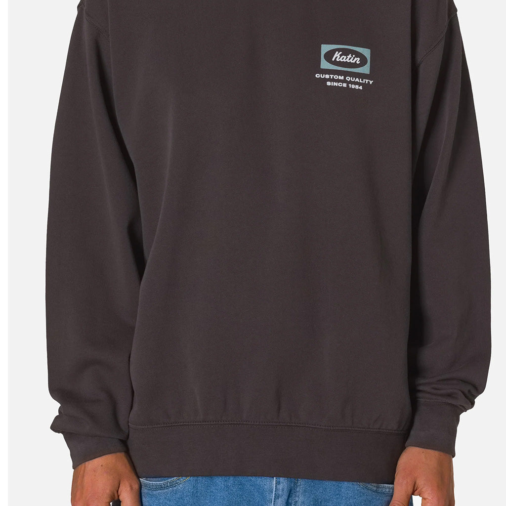 Katin Assembly Crew  Fleece - Black Wash