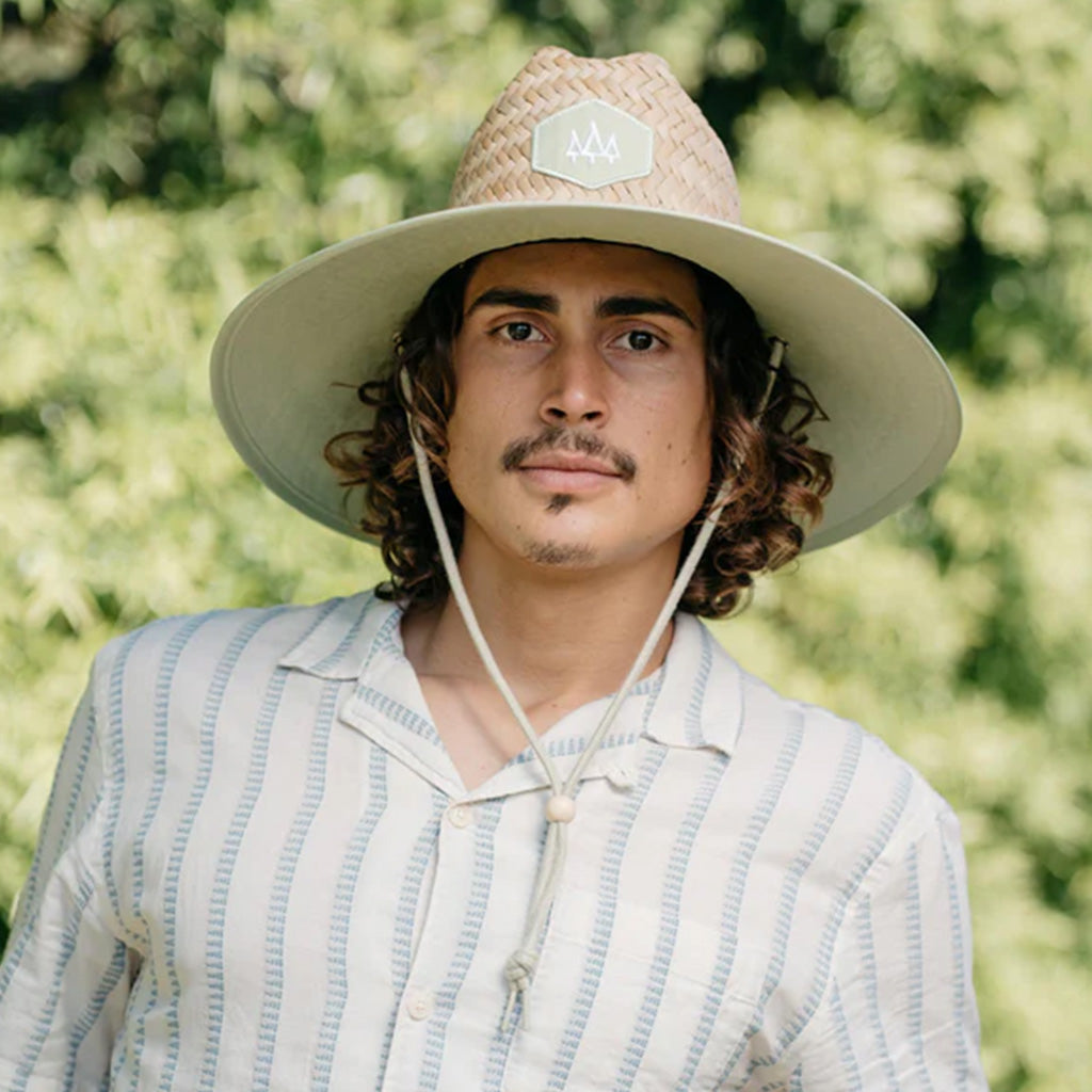 Hemlock Hat Co - Straw Lifeguard Hat - Pistachio