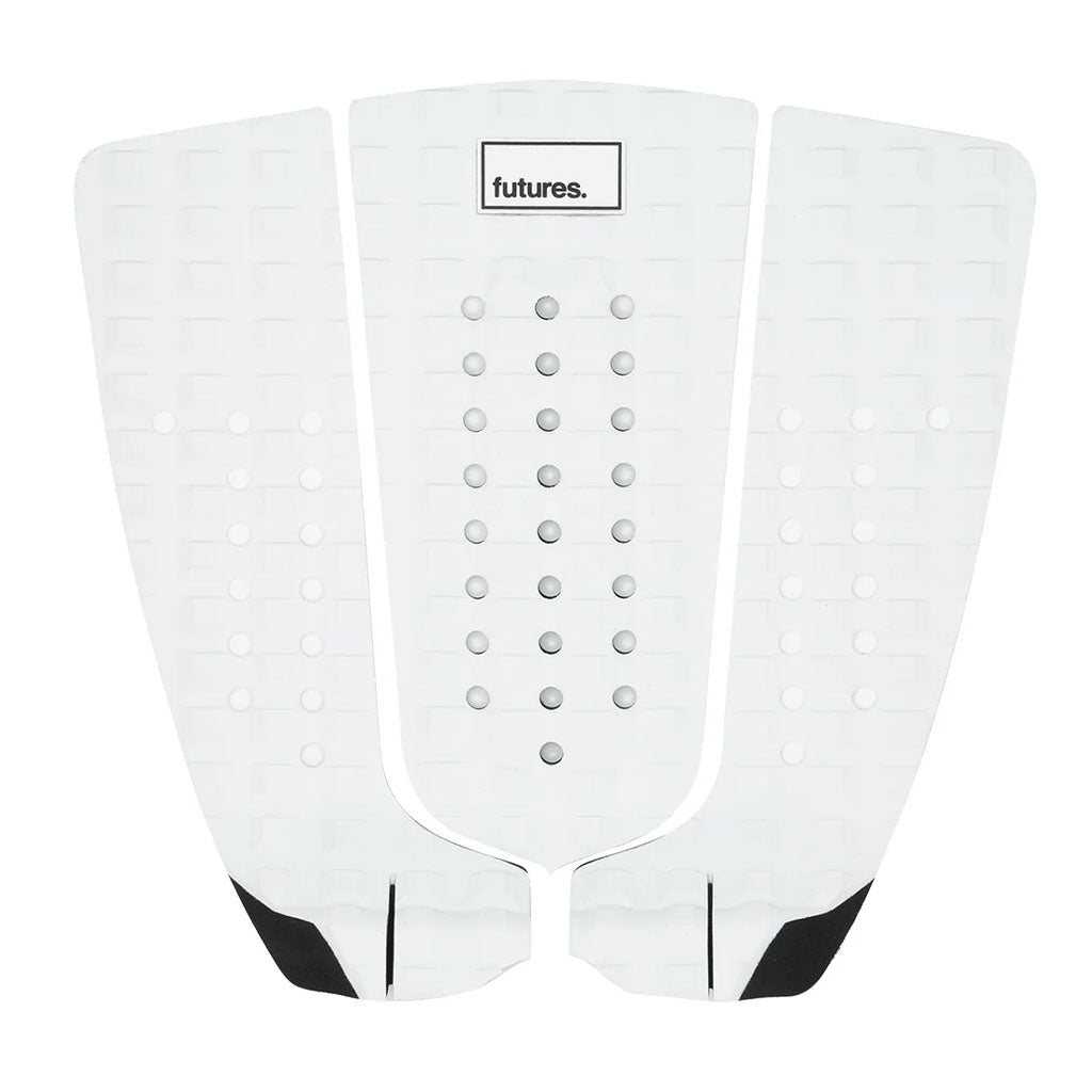 Futures Fins - Jordy Signature Traction Pad - 3 Piece/White/Black