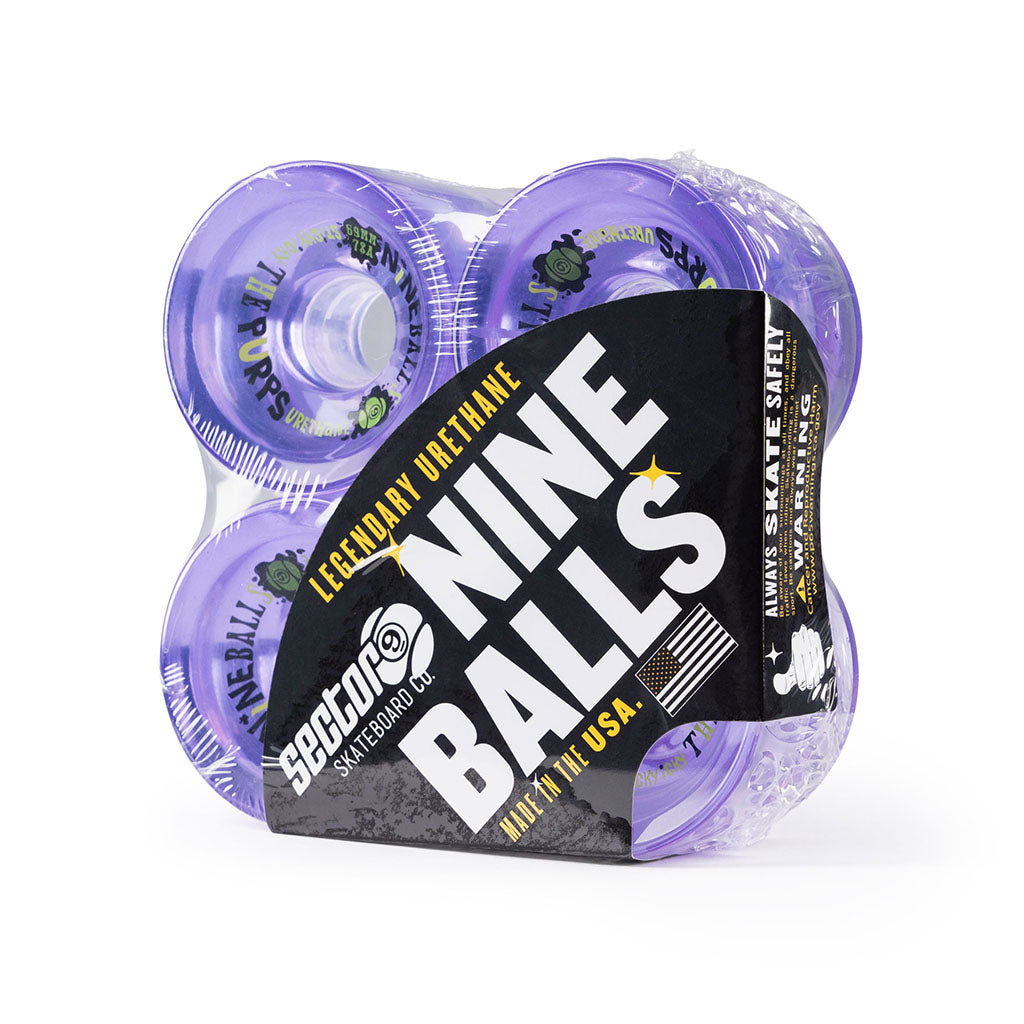 Sector 9 69mm 78A Nineballs Wheel Set - Purple