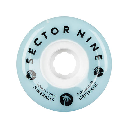 70mm 78A Nineballs Wheel Set - Powder Blues