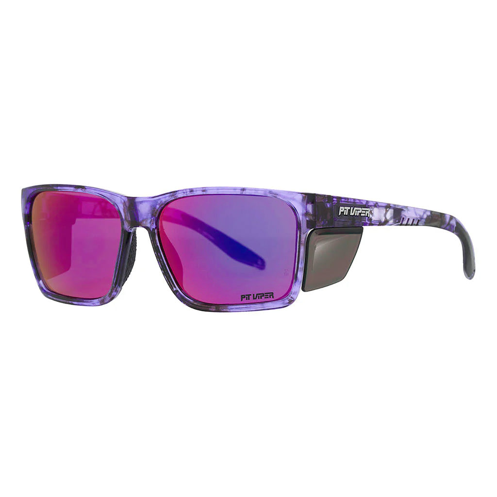 Pit Viper Sunglasses - The Shelldon Revlock - Z87+ Pink Purple