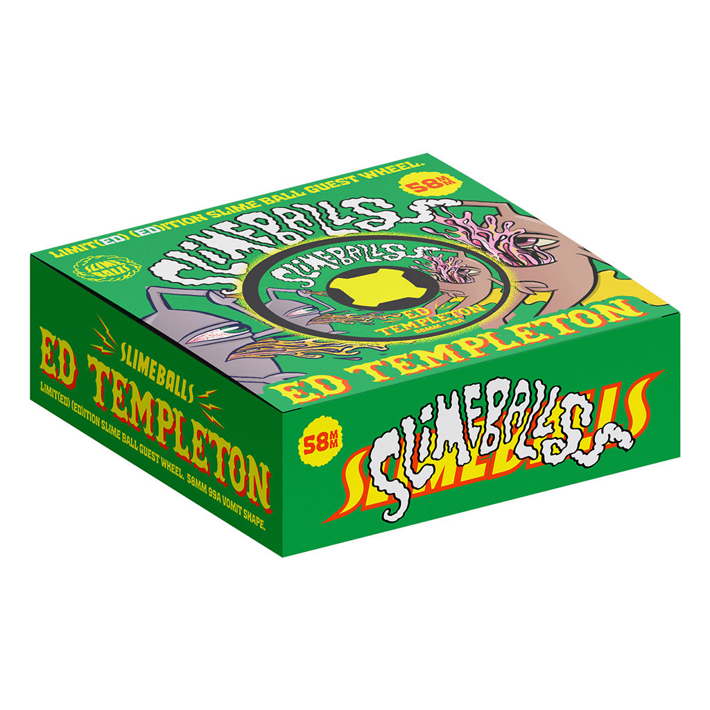 58mm Ed Templeton Vomits Black 99a Slime Balls Wheels