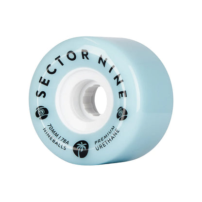 70mm 78A Nineballs Wheel Set - Powder Blues
