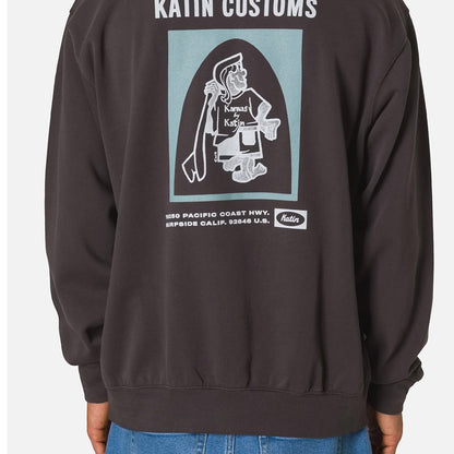 Katin Assembly Crew  Fleece - Black Wash