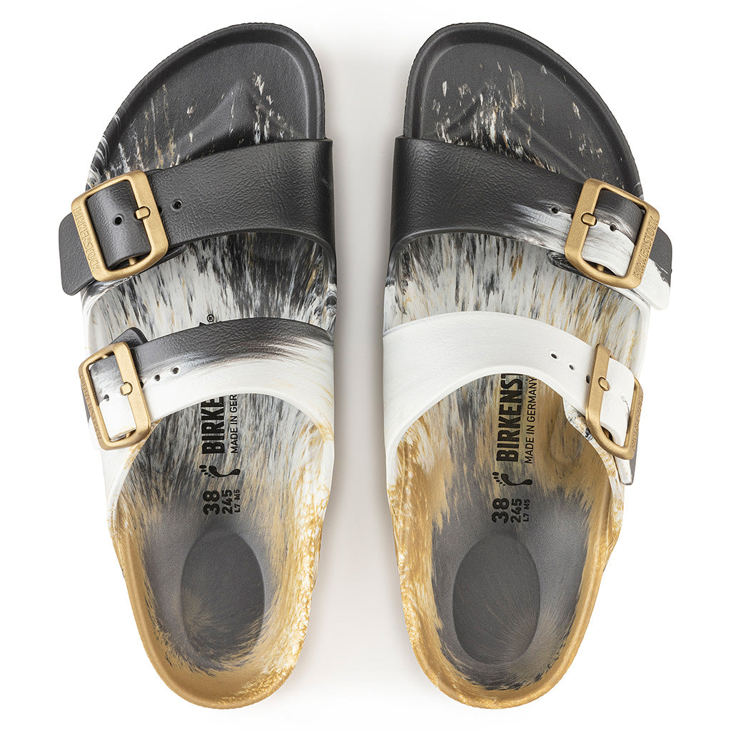 Birkenstock Mens EVA Arizona Sandals - Glamour Gold Multicolor - Seaside Surf Shop 