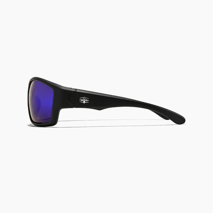 Ritual Vision Sunglasses The Decline - Matte Black/Blue Reflective Polarized