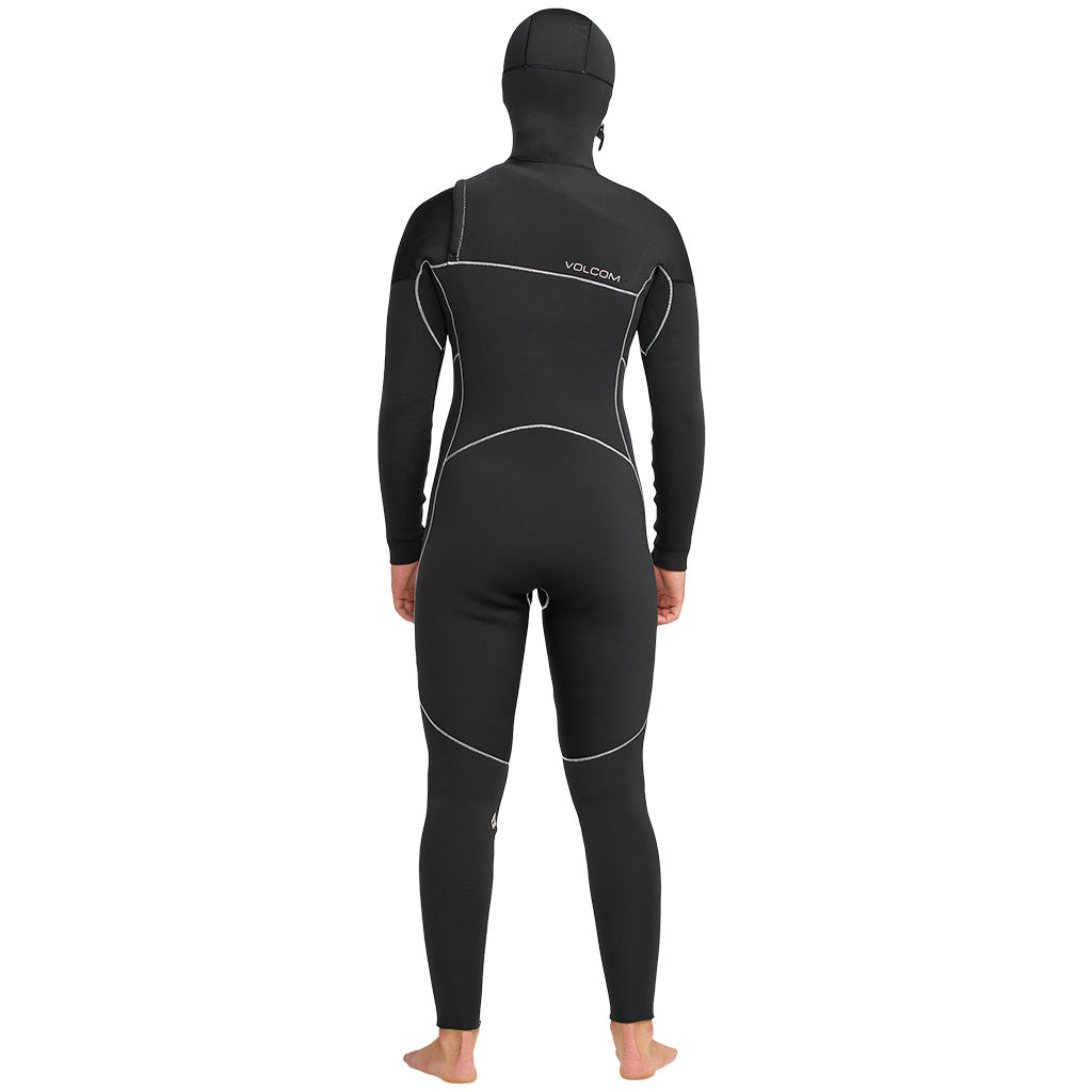 Volcom Modulator Womens 5/4/mm Hooded Chest Zip Wetsuit - Black - W25/26