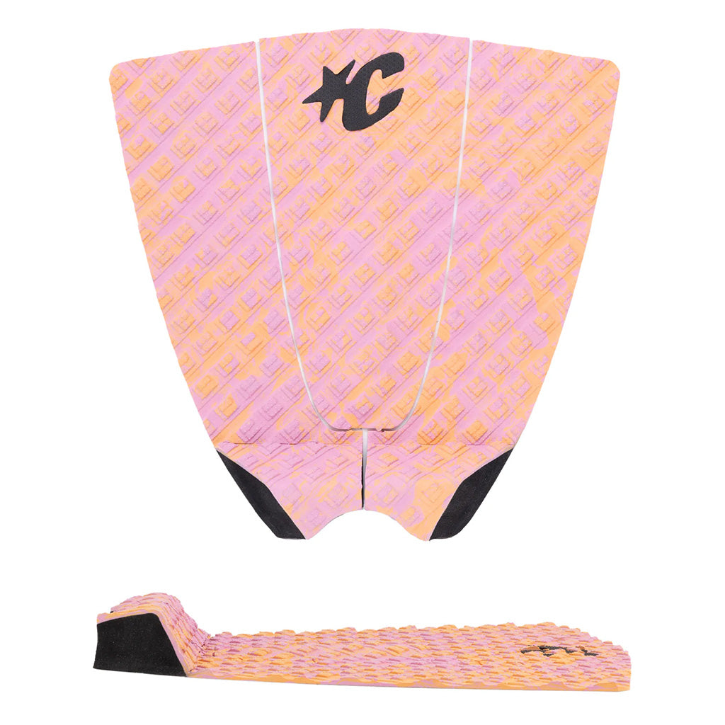 Creatures Signature Pin Tail Traction Pad -  Guava Swirl Black