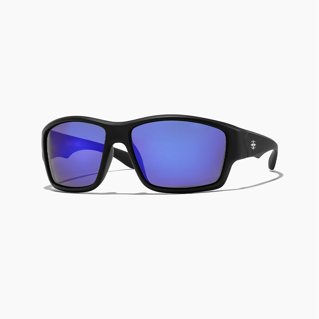 Ritual Vision Sunglasses The Decline - Matte Black/Blue Reflective Polarized
