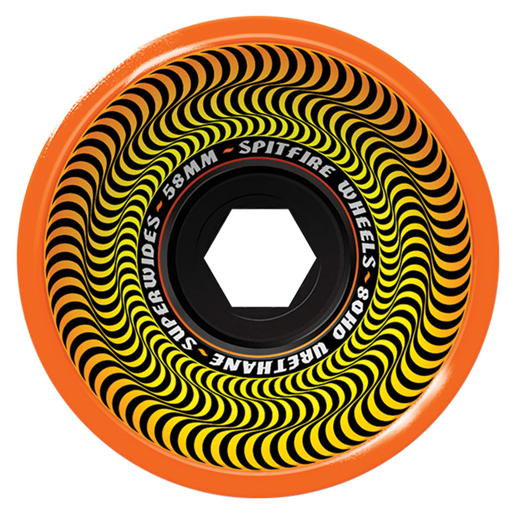 Spitfire Wheels 80HD Superwide 58mm - Orange
