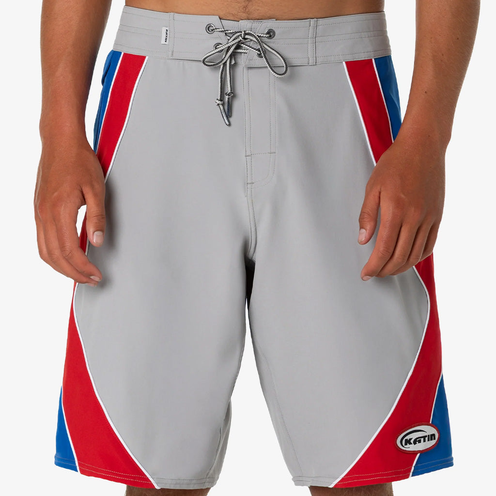 Y2K Reissue Series Banner Surf Trunk - Gray