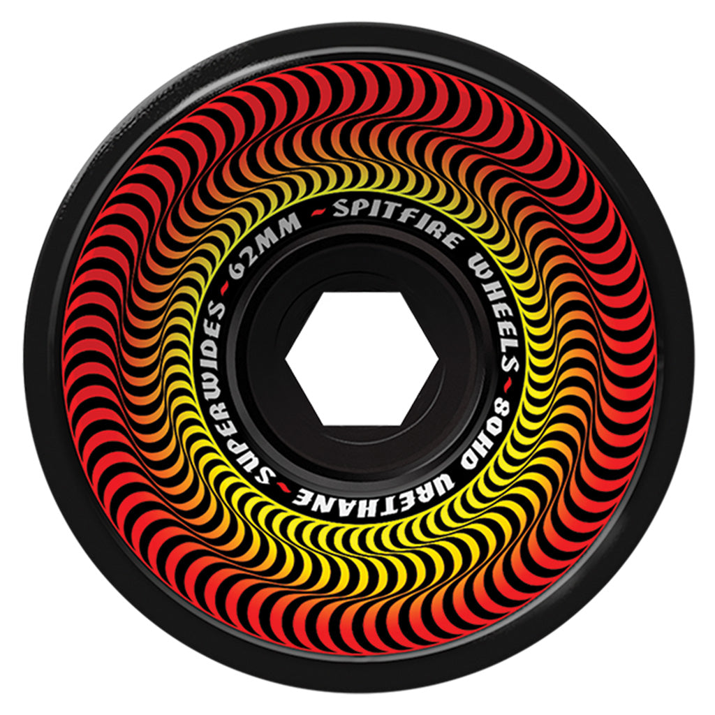 Spitfire Wheels 80HD Superwide 62mm - Black