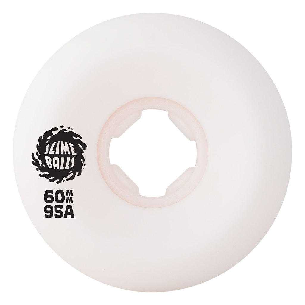 60mm Death of Dull Vomits White   95a Slime Balls Wheels