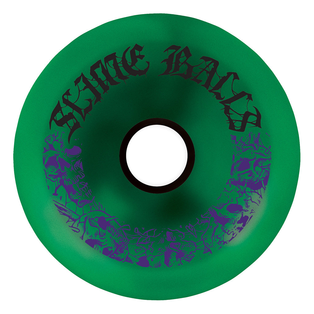 80mm  Mega Balls Metallic Green   78a Slime Balls Wheels