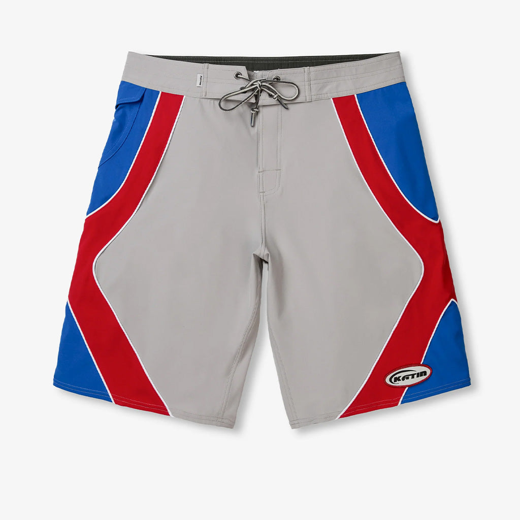 Y2K Reissue Series Banner Surf Trunk - Gray