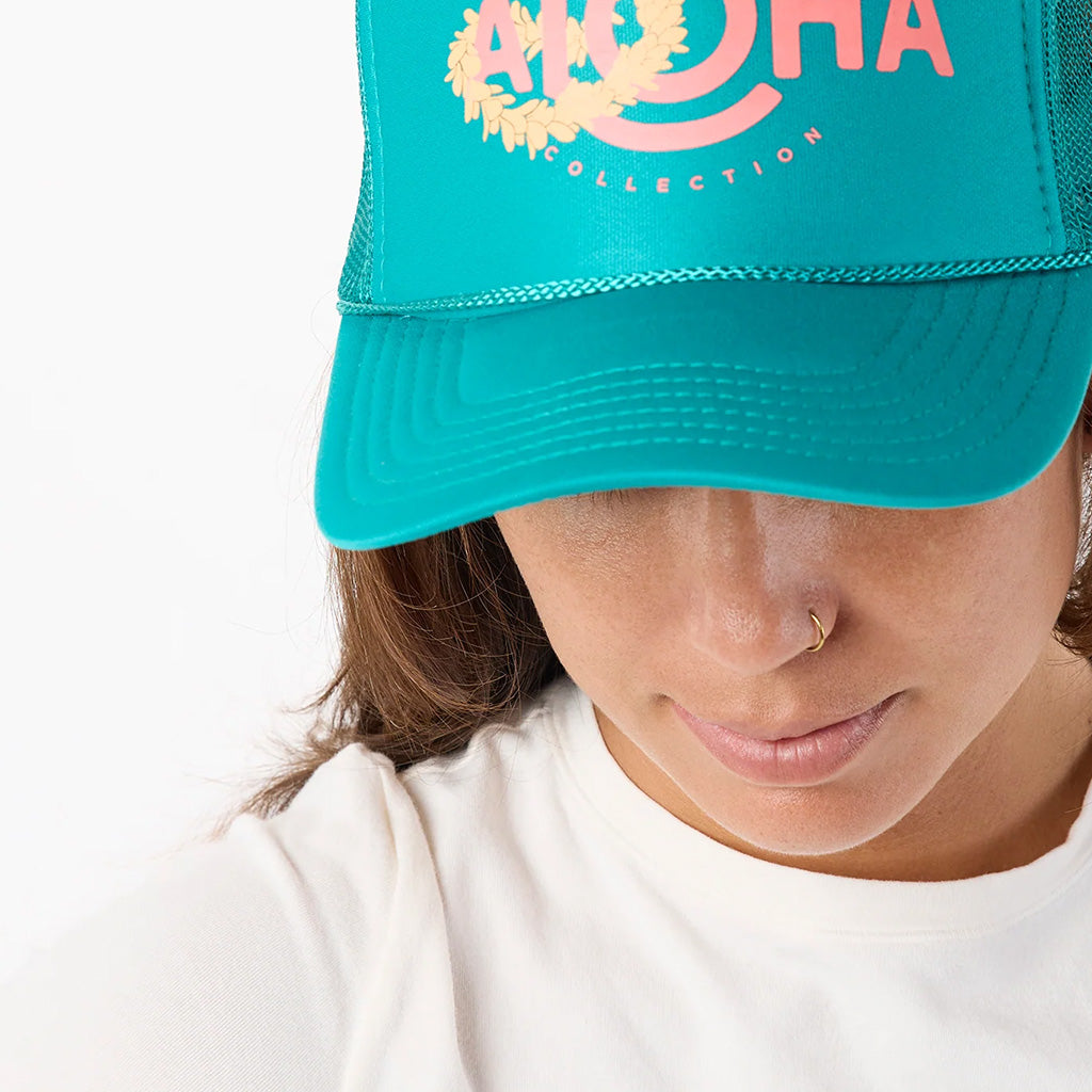 Aloha Collection - Lei Aloha Trucker - Jade