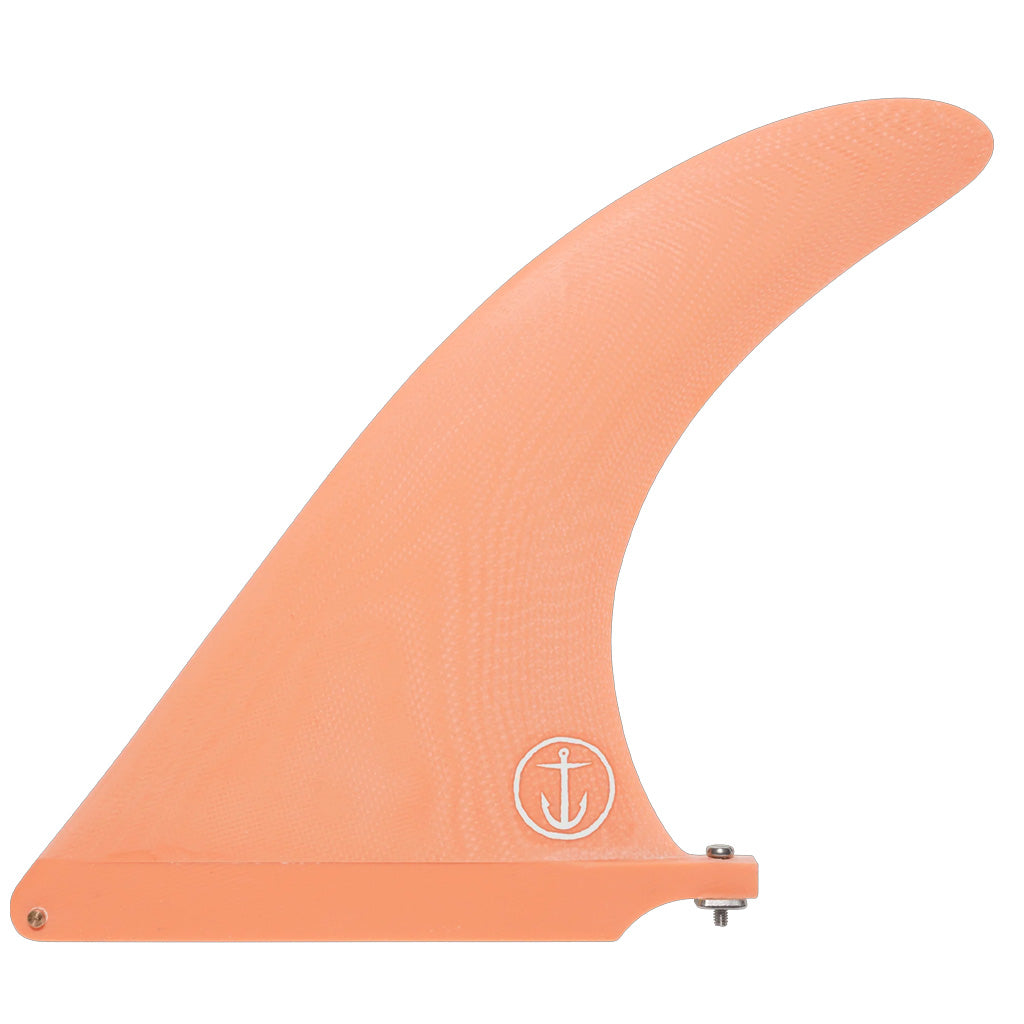 Captain Fin  -  Raked 10.0" Longboard Fin - Salmon