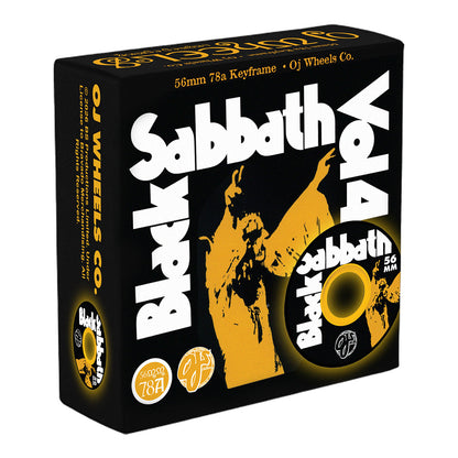 56mm Black Sabbath Vol 4 Keyframe Black   78a OJ Wheels