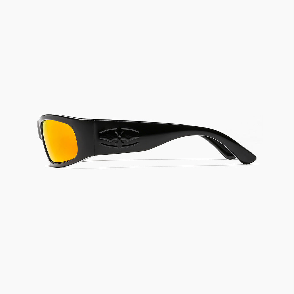 Ritual Vision Sunglasses Parasite - Black/Orange Reflective Polarized